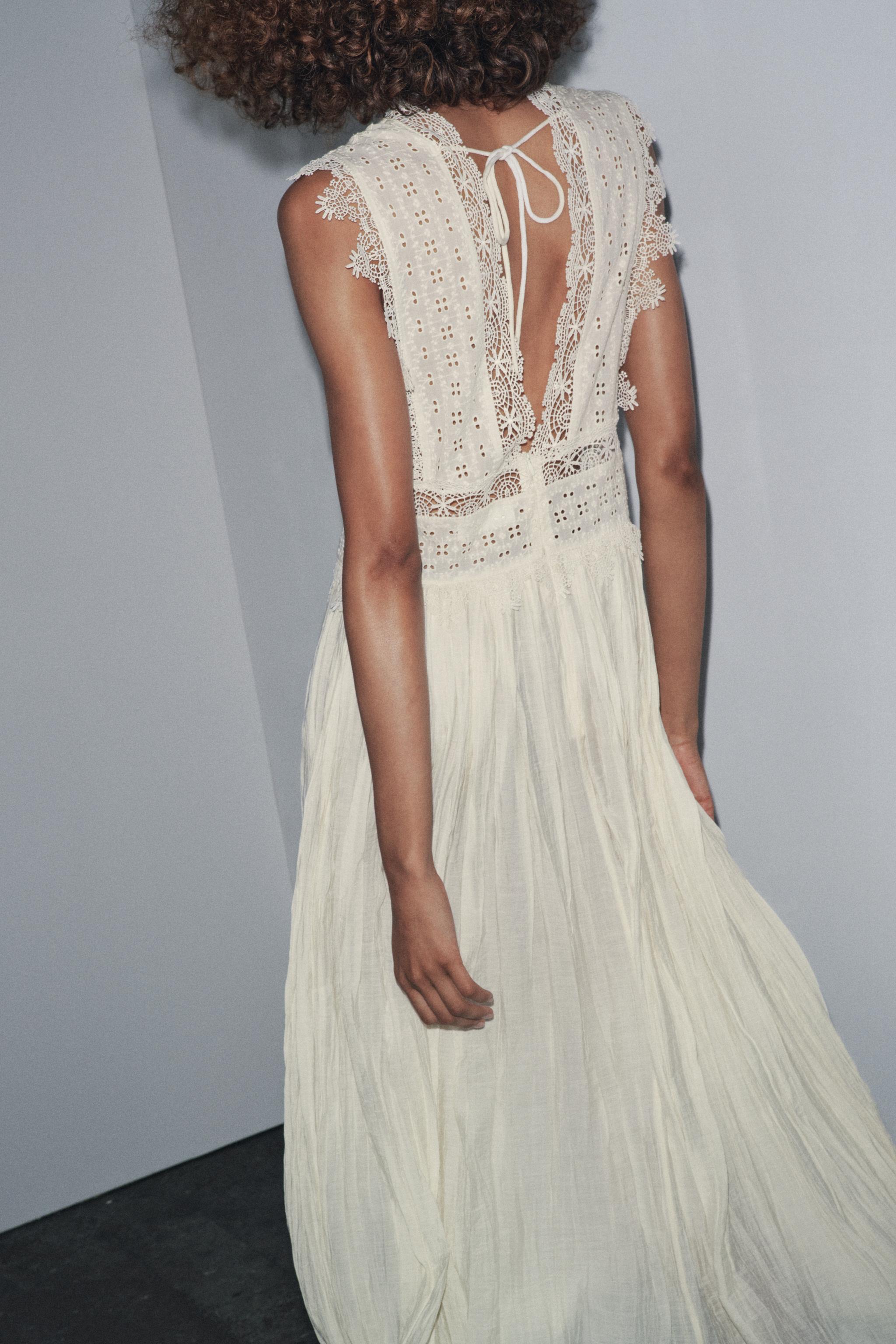 ROBE À BRETELLES DENTELLE ZW COLLECTION